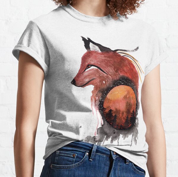 Tetrad the Bloodmoon Fox Classic T-Shirt