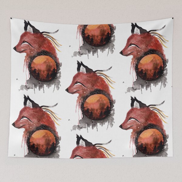 Item preview, Tetrad the Bloodmoon Fox  designed and sold by creaturesofnat.