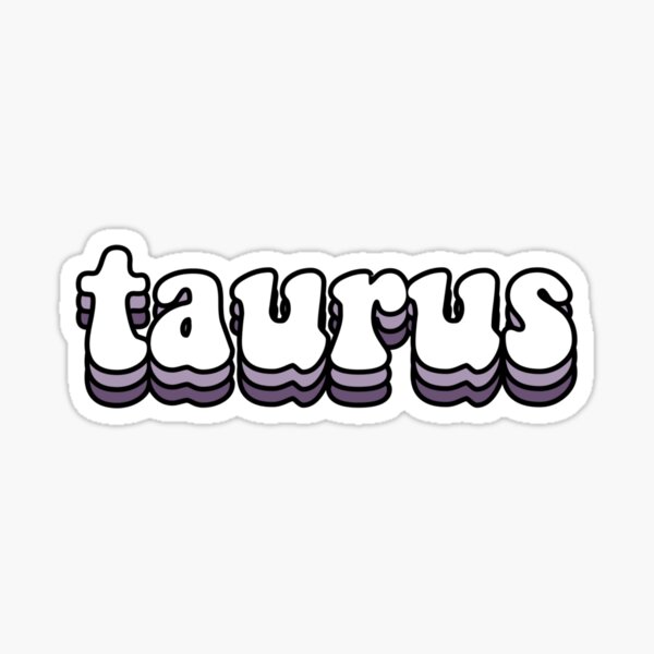 Taurus Zodiac Sign Sticker