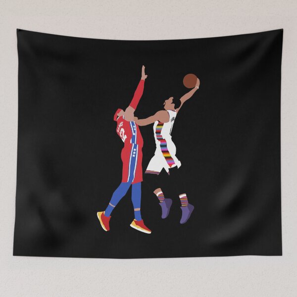 Item preview, Spencer Dinwiddie Dunk on Tobias Harris designed and sold by RatTrapTees.