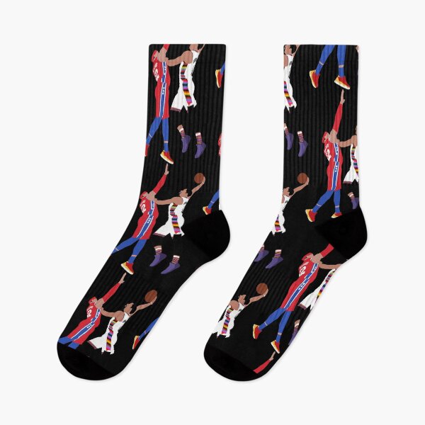 Item preview, Spencer Dinwiddie Dunk on Tobias Harris designed and sold by RatTrapTees.