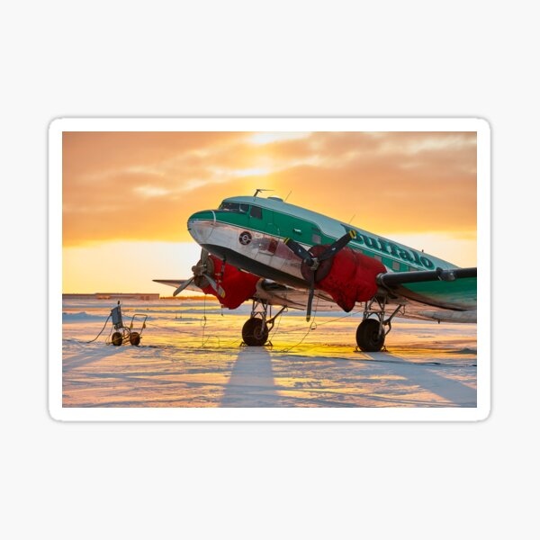 Buffalo Airways DC3 Winter Chill Sticker