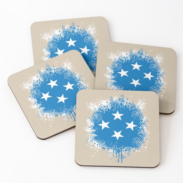 Item preview, Flag of Micronesia - Splat designed and sold by pixelinga.