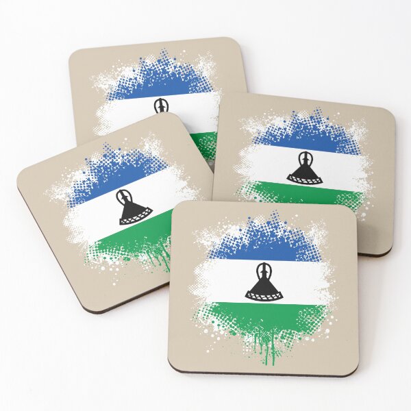 Item preview, Flag of Lesotho - Splat designed and sold by pixelinga.