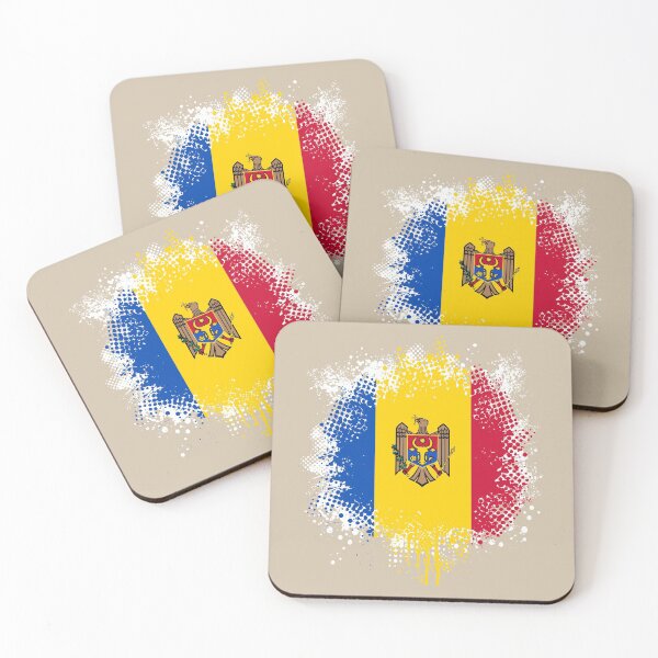 Item preview, Flag of Moldova - Splat designed and sold by pixelinga.