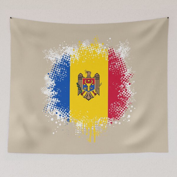 Item preview, Flag of Moldova - Splat designed and sold by pixelinga.
