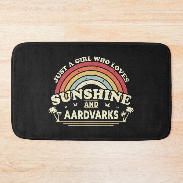 Aperçu de l'œuvre Produit Aardvark. Une fille qui aime le soleil et l'imprimé Aardvarks créée et vendue par PackAPunch.
