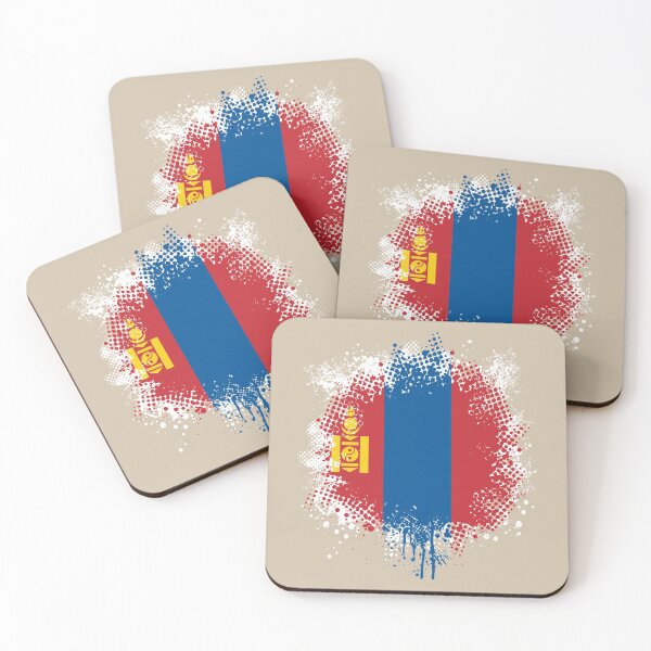 Item preview, Flag of Mongolia - Splat designed and sold by pixelinga.