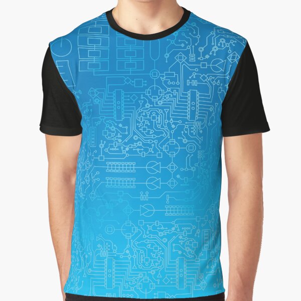 Virtual Circuit Graphic T-Shirt