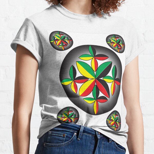 Raggae Sharped Cross Design Classic T-Shirt