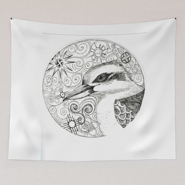 Item preview, kookaburra totem designed and sold by Bree Thomas.