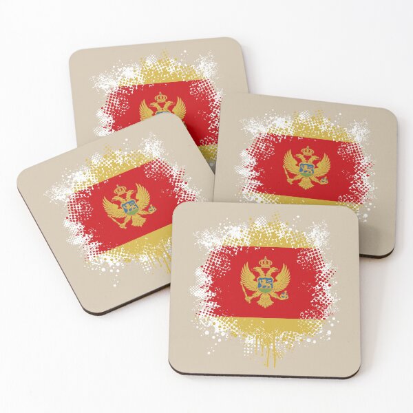 Item preview, Flag of Montenegro - Splat designed and sold by pixelinga.
