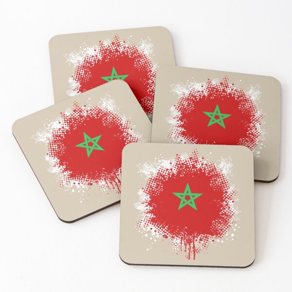Item preview, Flag of Morocco - Splat designed and sold by pixelinga.
