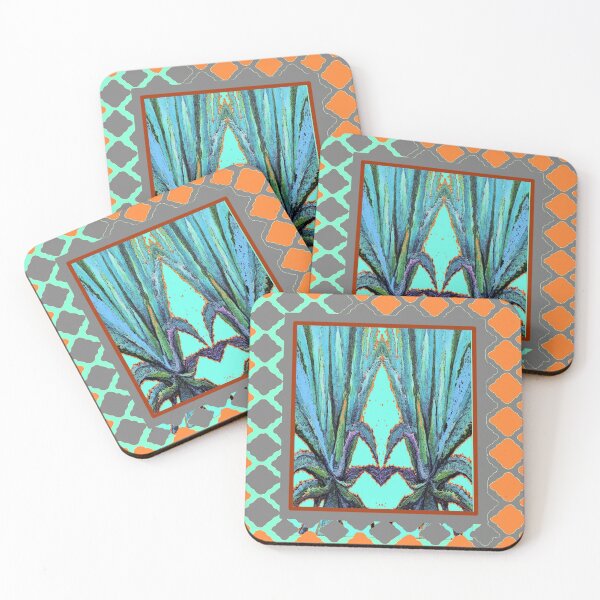 Item preview, SOUTHWEST PATTERN BLUE CACTI ABSTRACT designed and sold by sharlesart.