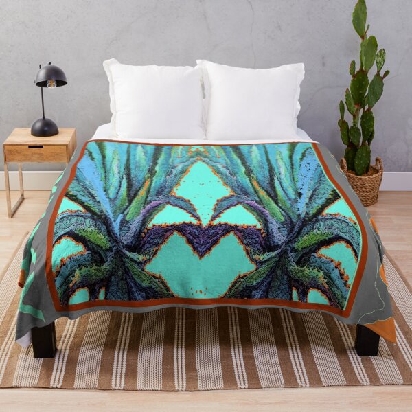 Item preview, SOUTHWEST PATTERN BLUE CACTI ABSTRACT designed and sold by sharlesart.