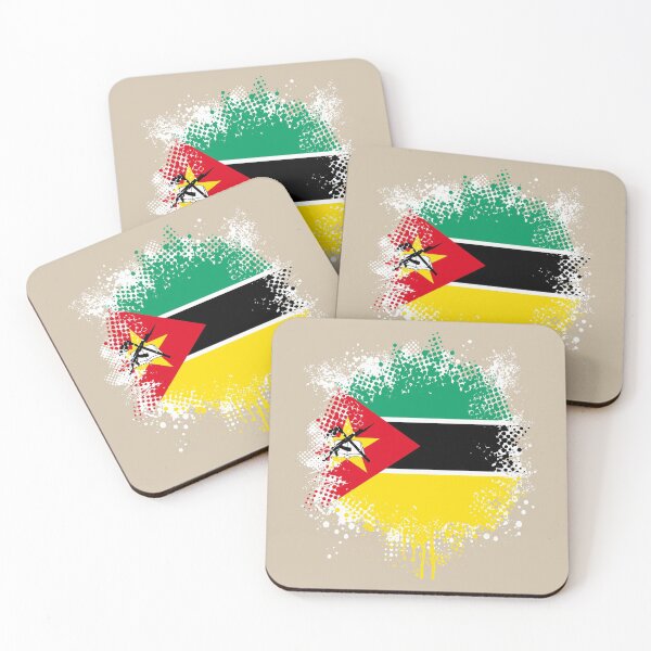 Item preview, Flag of Mozambique - Splat designed and sold by pixelinga.