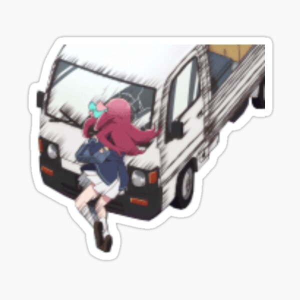 truck-kun making out with sakura Sticker