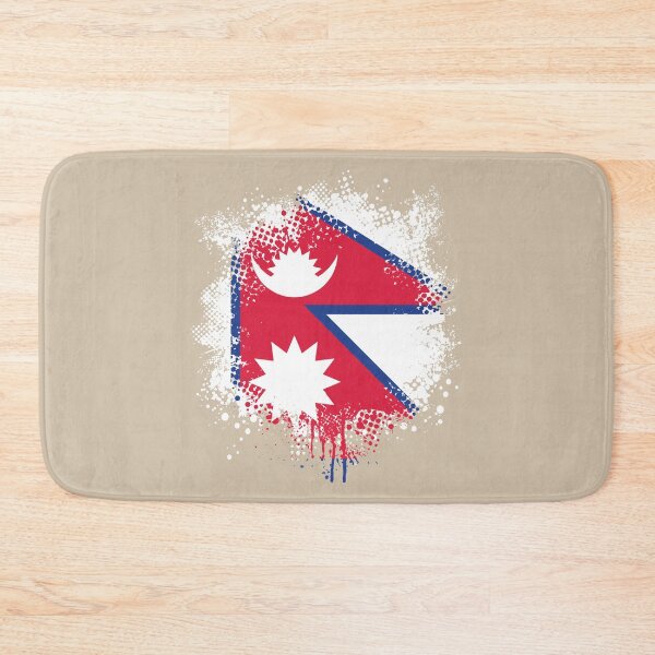 Item preview, Flag of Nepal - Splat designed and sold by pixelinga.