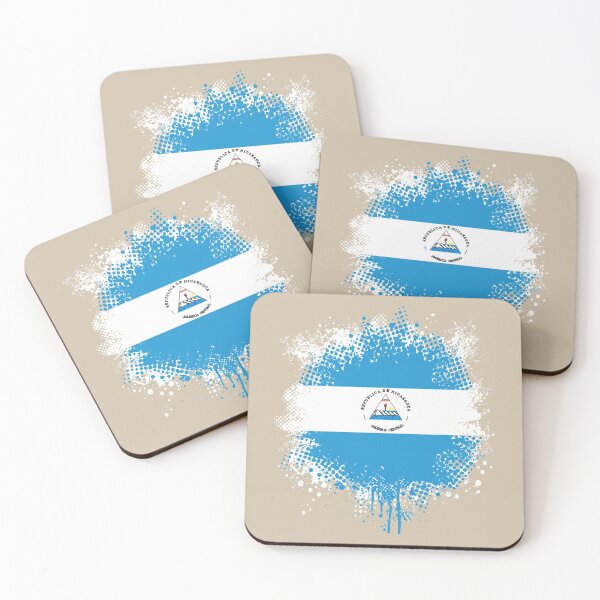 Item preview, Flag of Nicaragua - Splat designed and sold by pixelinga.