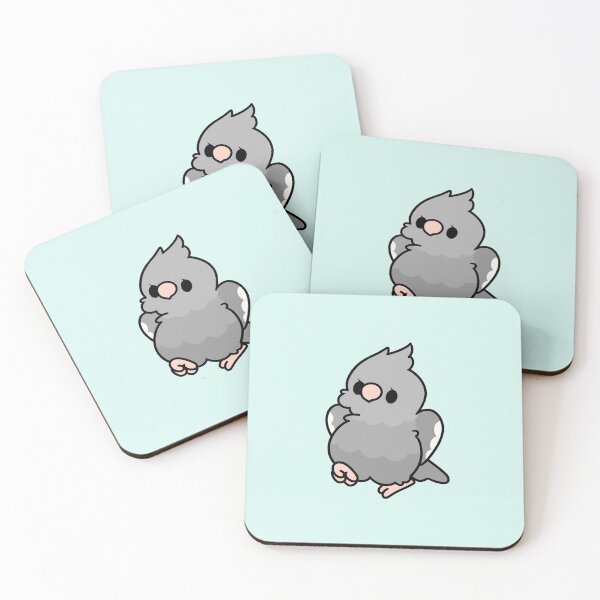 Item preview, Grey Cockatiel F1 - Kawaii Birbs designed and sold by blirbos.