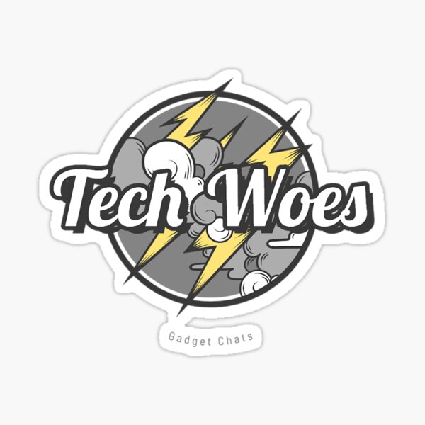 Tech Woes - Gray Sticker