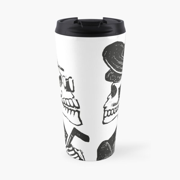 Calavera Couple | Skeleton Couple | Day of the Dead | Dia de los Muertos | Skulls and Skeletons | Vintage Skeletons | Travel Coffee Mug
