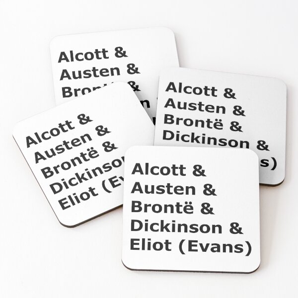 Item preview, Female Literary Classic Writers, Black Font designed and sold by ML-Design-Guy.