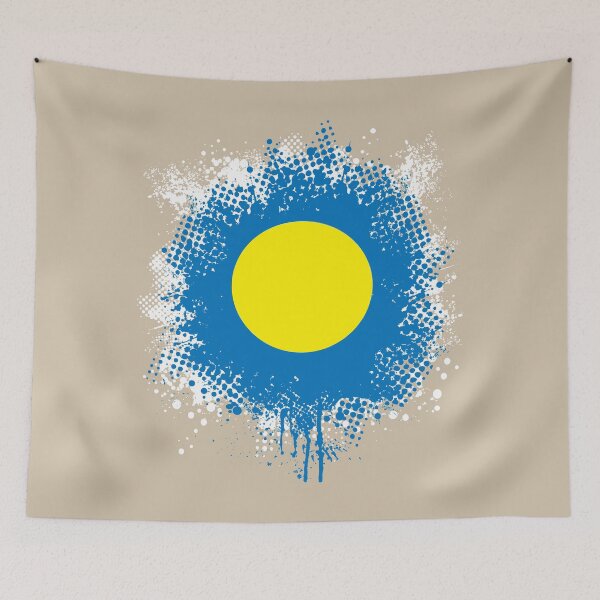 Item preview, Flag of Palau - Splat designed and sold by pixelinga.