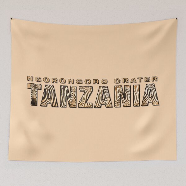 Item preview, Tanzania Ngorongoro Word-Masked Zebra Photo designed and sold by travelwitheric.