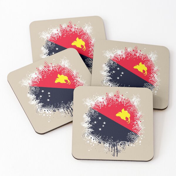 Item preview, Flag of Papua New Guinea - Splat designed and sold by pixelinga.