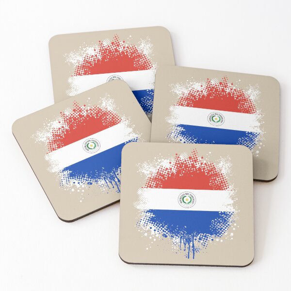 Item preview, Flag of Paraguay - Splat designed and sold by pixelinga.