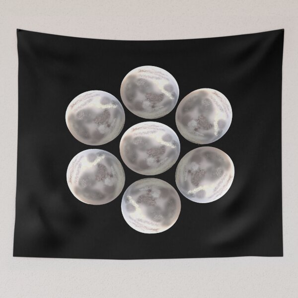 Item preview, Multiplied Moons Painting designed and sold by ArtByLM.
