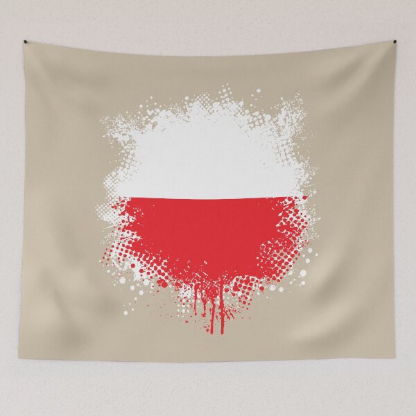 Item preview, Flag of Poland - Splat designed and sold by pixelinga.