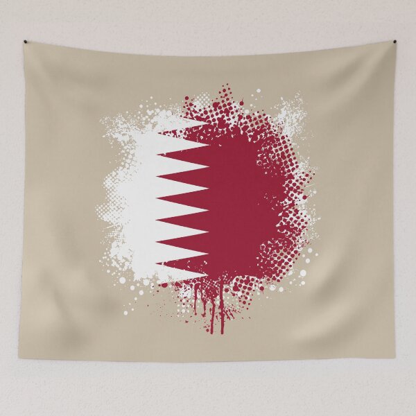 Item preview, Flag of Qatar - Splat designed and sold by pixelinga.