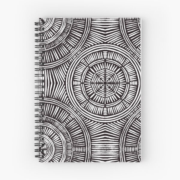 Item preview, Black and white radial designed and sold by inkblotcreative.