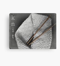 Knit Canvas Print