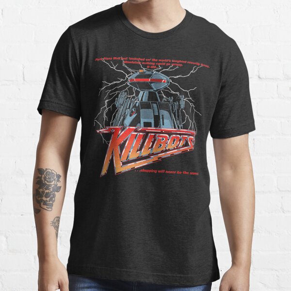 Killbots - "Movie Poster Art"【Horror】 Design (1986)☆VHS|Gasm Video☆ Essential T-Shirt