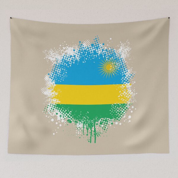 Item preview, Flag of Rwanda - Splat designed and sold by pixelinga.