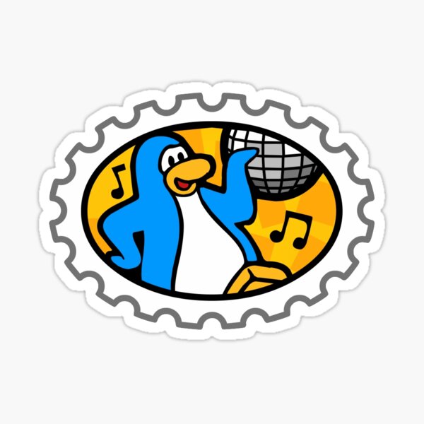 Item preview, Club Penguin Disco Stamp designed and sold by Katrina Allott.