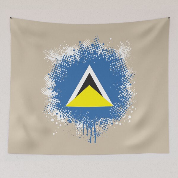 Item preview, Flag of Saint Lucia - Splat designed and sold by pixelinga.