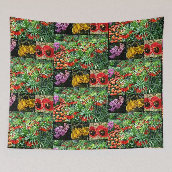Item preview, Flamboyant Flowers of Spring Collage designed and sold by SunriseRose.