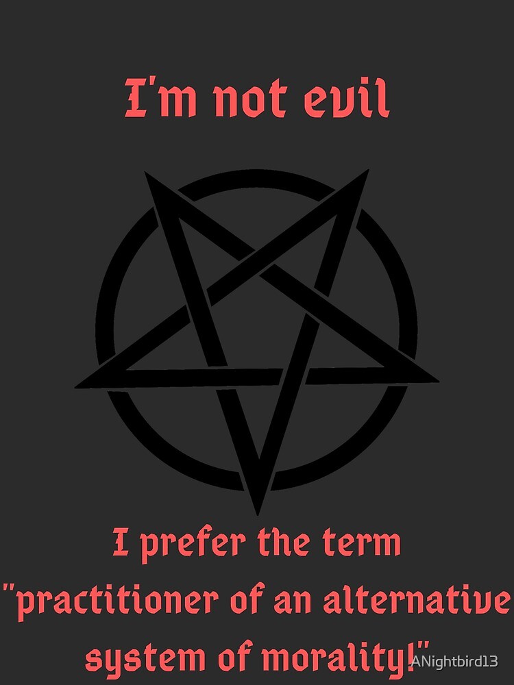Not evil im Read I'm