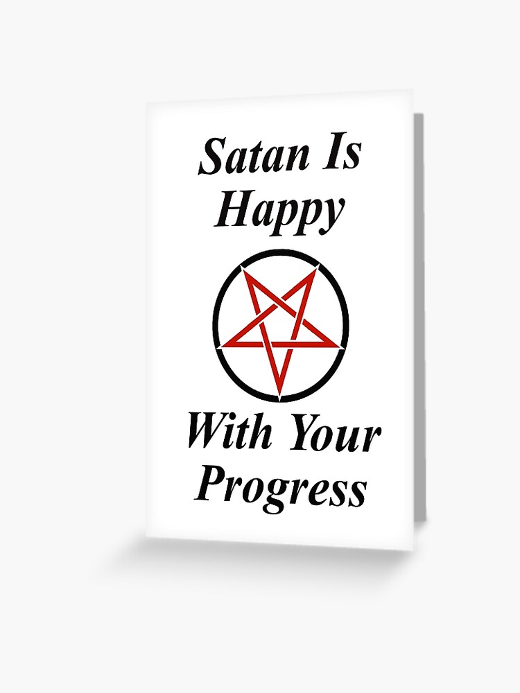 tshort satanic decor  Greeting Card for Sale by simoosx