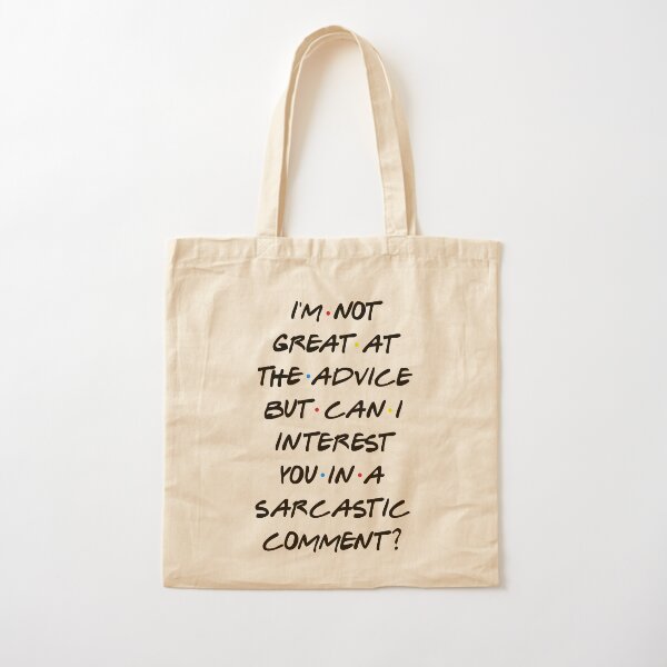 PUIS-JE VOUS INTÉRESSER DANS UN COMMENTAIRE SARCASTIQUE? Tote bag classique