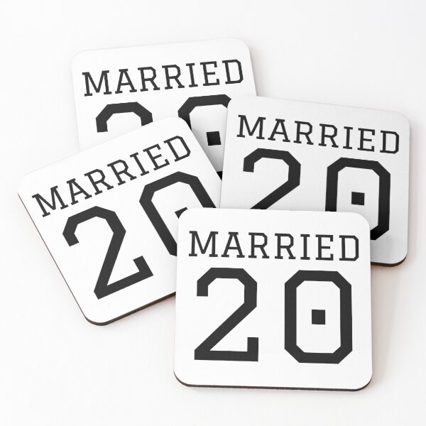 Item preview, MARRIED 20 since anniversary couple designed and sold by atevern.