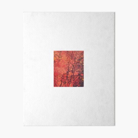 Lava Flow Art Board Print
