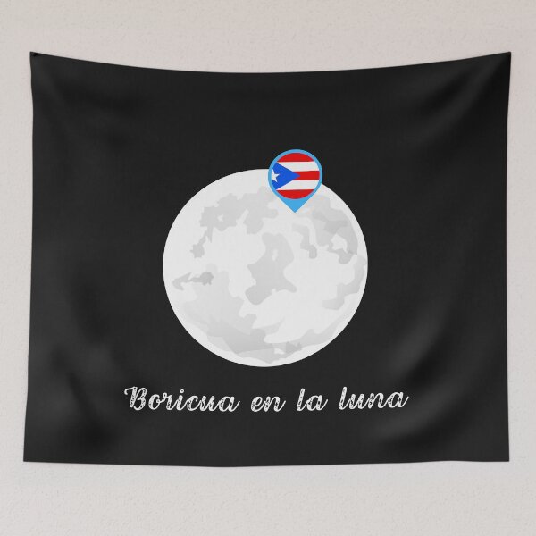 Item preview, Boricua en la Luna designed and sold by salthyshop.