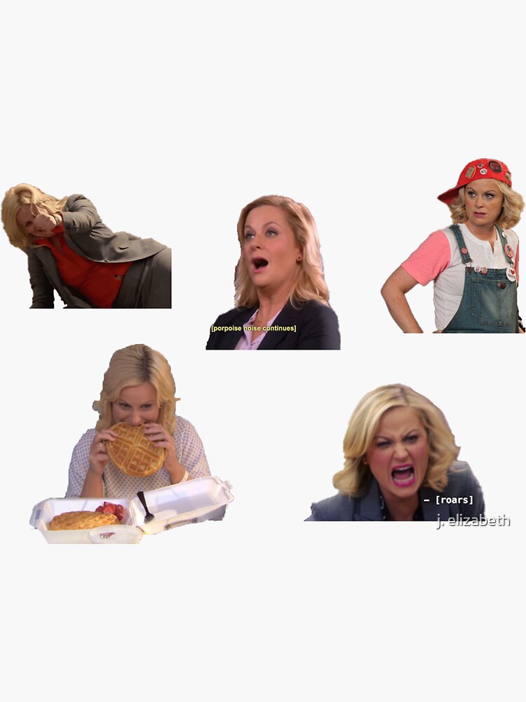 Thumbnail 3 of 3, Sticker, leslie knope sticker pack designed and sold by j. elizabeth.