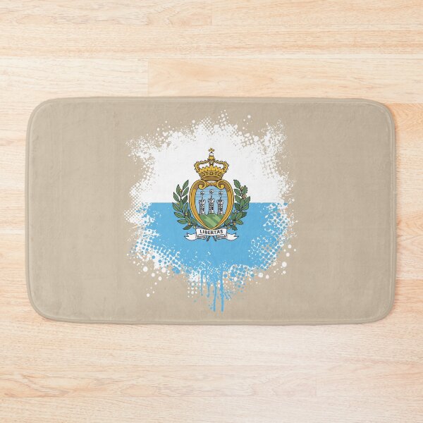 Item preview, Flag of San Marino - Splat designed and sold by pixelinga.