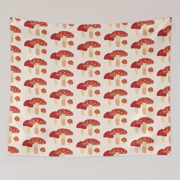 Item preview, Red Mushrooms designed and sold by Julia2Julia.